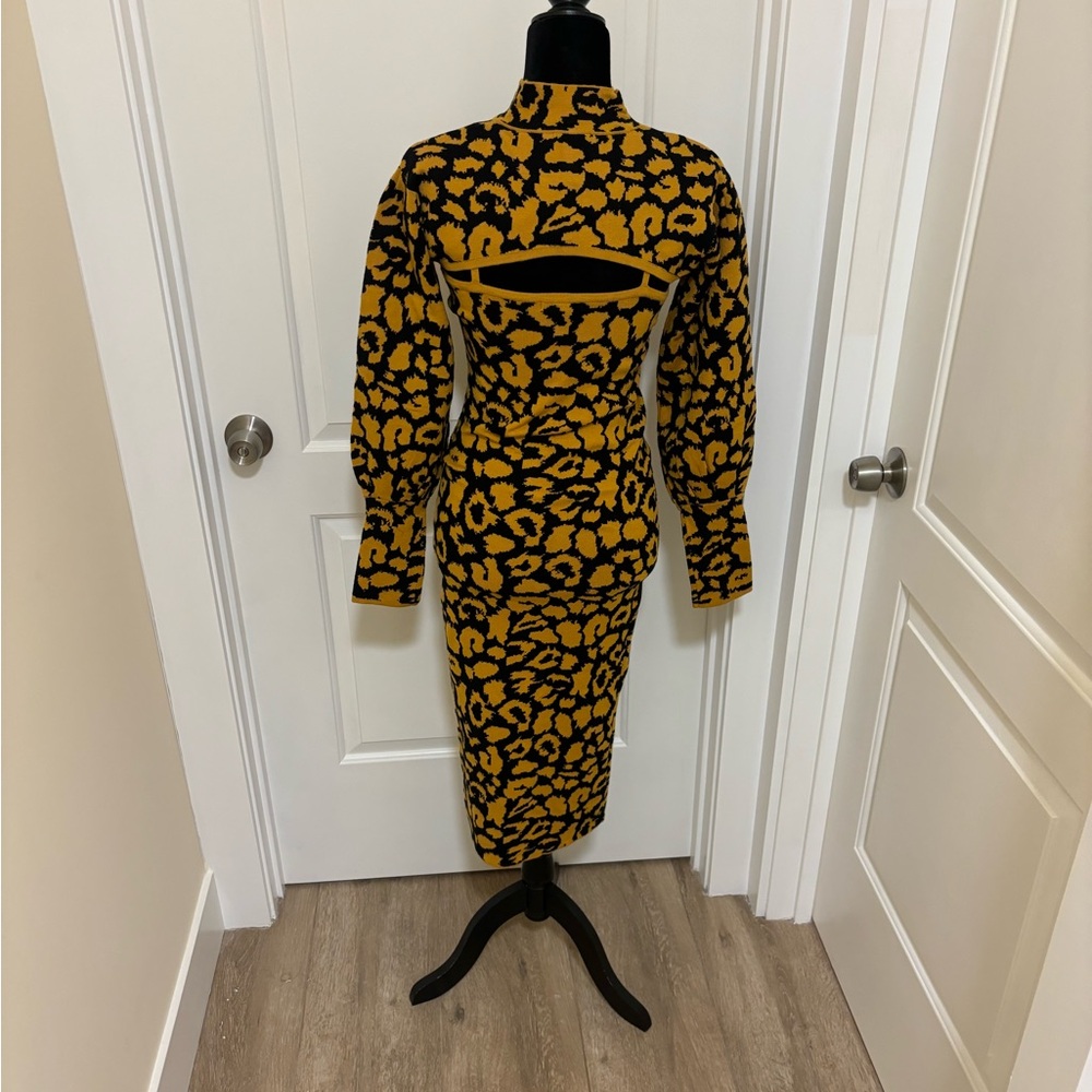 Fashion Nova Midi bodycon sweater dress 2 piece